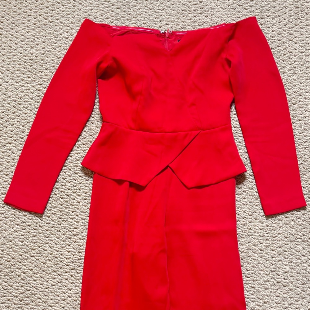 Elegant Red Women's Jumpsuit